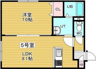 クリアーフィールド【4階】の間取り