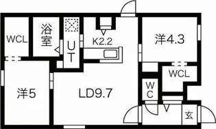 Maison de est(メゾンドエスト)【4階】の間取り