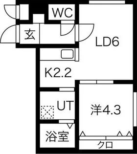 Laguna麻生【3階】の間取り