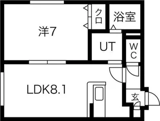 クリアーフィールド【305号室】の間取り