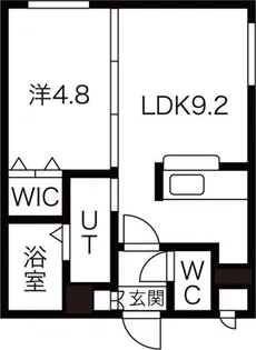 PARK EAST RESIDENCE【102号室】の間取り