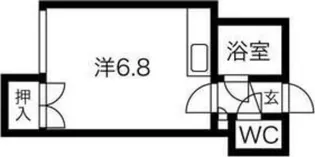 レ・クレージュ【2階】の間取り