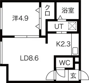 アクアトピアN21【3階】の間取り