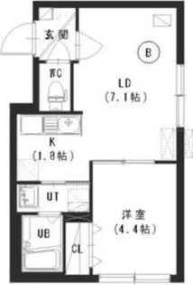 SHERRY【3階】の間取り
