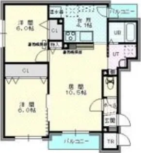 メゾン エスポワール【4階】の間取り
