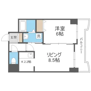 ティアラN6【4階】の間取り