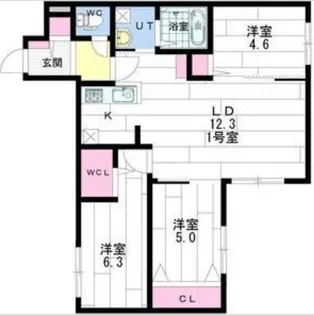 COMFORT【3階】の間取り