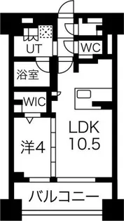 デュオヴェール札幌北大前グレイス【2階】の間取り