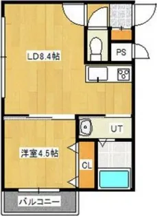 Laplace East(ラプラスイースト)【4階】の間取り