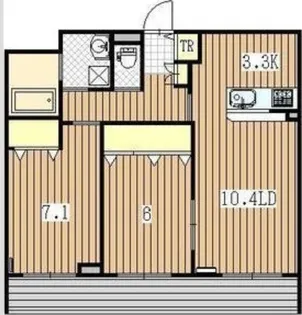 ラスベート【1階】の間取り