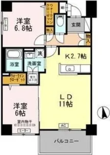 コモドNI【3階】の間取り