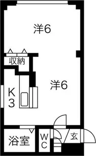 リベラルイン819【4階】の間取り