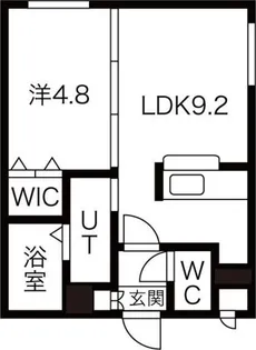 PARK EAST RESIDENCE【4階】の間取り