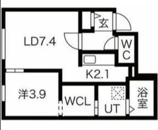 Maison de est(メゾンドエスト)【2階】の間取り