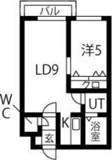 モンターニュレーヴ【3階】の間取り