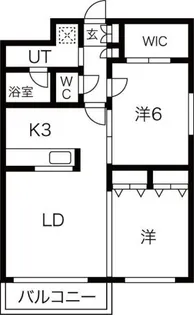 アクアガーデン【3階】の間取り