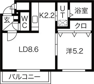 アクアトピアN21【3階】の間取り