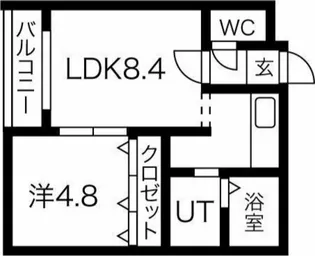 feerique【4階】の間取り