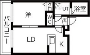 HGS MinamiAsabu 1st【2階】の間取り