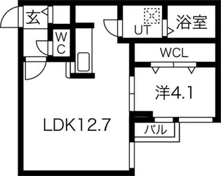 NS ASABU【2階】の間取り
