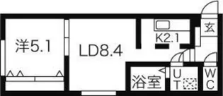 アクシズ171【1階】の間取り
