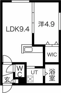 トルペ環状通東【3階】の間取り