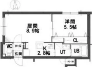 グランメール麻生北公園【1階】の間取り