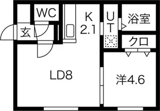 Paltir N32(パルティール エヌ32)【3階】の間取り