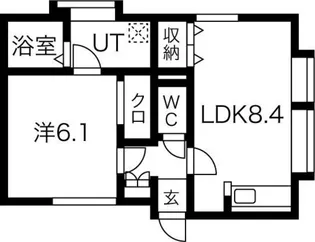 グランドール元町【10号室】の間取り