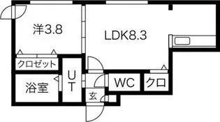 フォレスタ麻生【3階】の間取り
