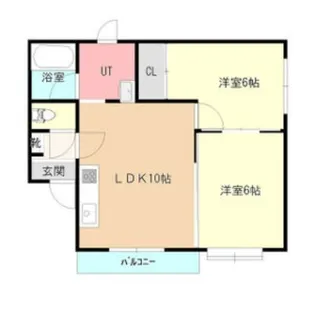 フラワーガーデン【301号室】の間取り