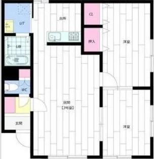 ソルトバレー【2階】の間取り