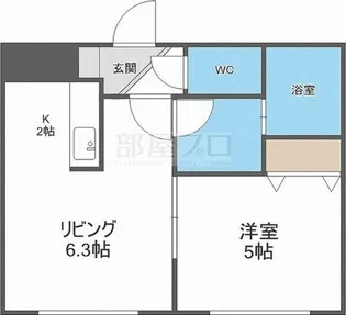 ローゼン18【4階】の間取り
