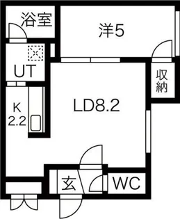 ウィングヴィラ【1階】の間取り
