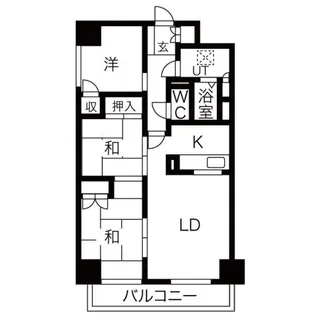 オークコート141【9階】の間取り