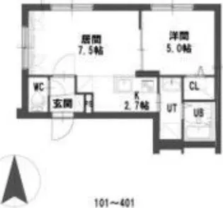 グランドルチェ【1階】の間取り