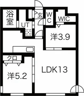 PRECIOUS KITA24【2階】の間取り