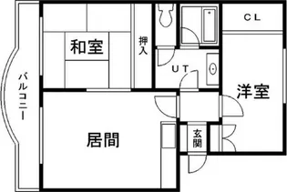 ピアレス麻生【4階】の間取り
