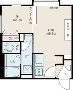 ムーンボー【2階】の間取り