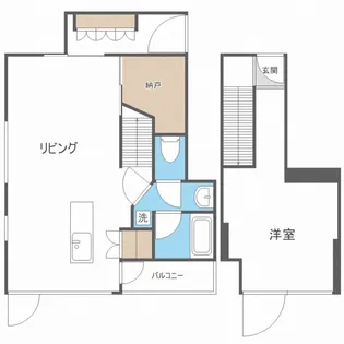 lien de six【4階】の間取り