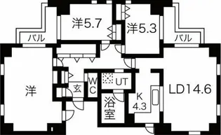 BLoom【7階】の間取り