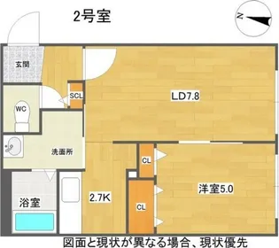 Estate N21(エステート北21)【2階】の間取り