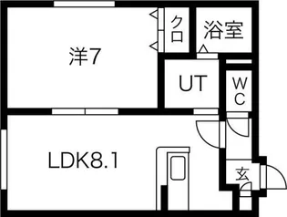 クリアーフィールド【3階】の間取り