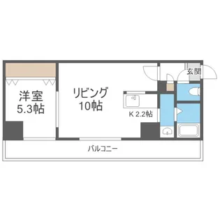 TAKKEN B・D【502号室】の間取り