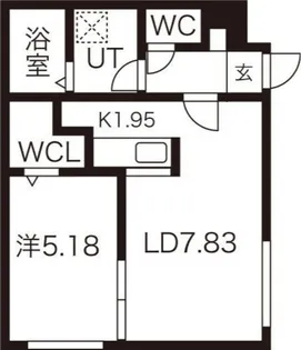 J-ecoa北27条【2階】の間取り