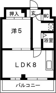 21タイガーズマンション【2階】の間取り