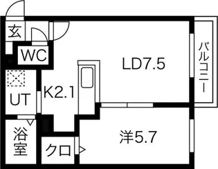 Swiru(スウィール)【1階】の間取り