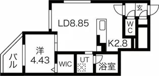オハナ麻生【4階】の間取り