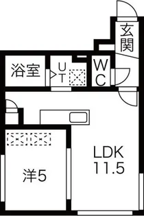 THE RESIDENCE【4階】の間取り