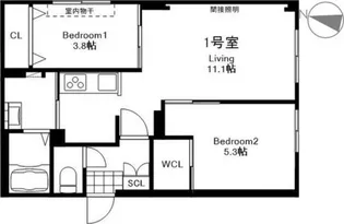 LanzadorN17(ランザドール)【3階】の間取り
